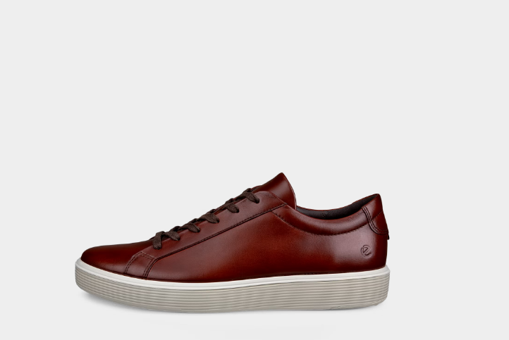 کفش راحتی مردانه اکو دانمارک ECCO مدل Soft 60 - طراحی مینیمال و سبک با رویه چرم طبیعی رنگ قهوه ای